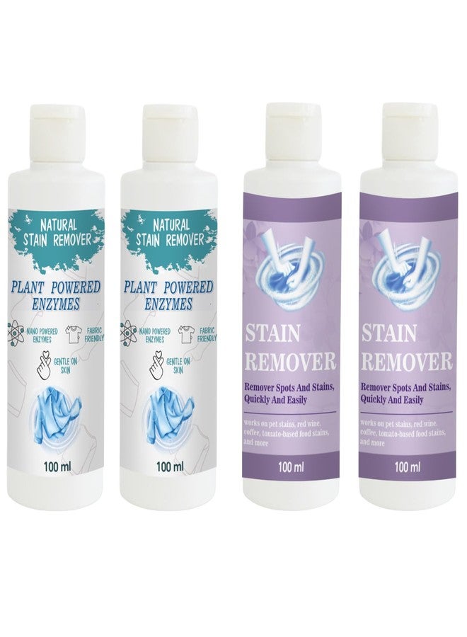 مجموعة مزيل بقع توفوس للقمصان (عبوتان)، مزيل بقع بنفسجي وبنفسجي | محلول تنظيف متعدد الأسطح للملابس والأقمشة والمفروشات (100 غرام لكل عبوة) - Image 1